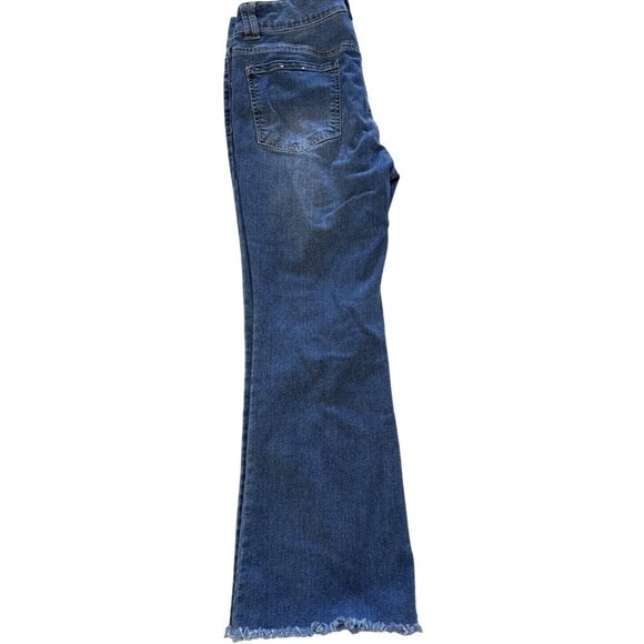 D.Jeans Womens Flared Denim Jeans Size 14 Cotton Blend Waist 34" - Picture 6 of 12